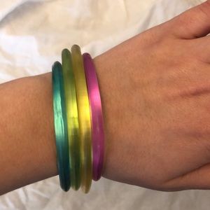 Alexis Bittar bangles set of 4